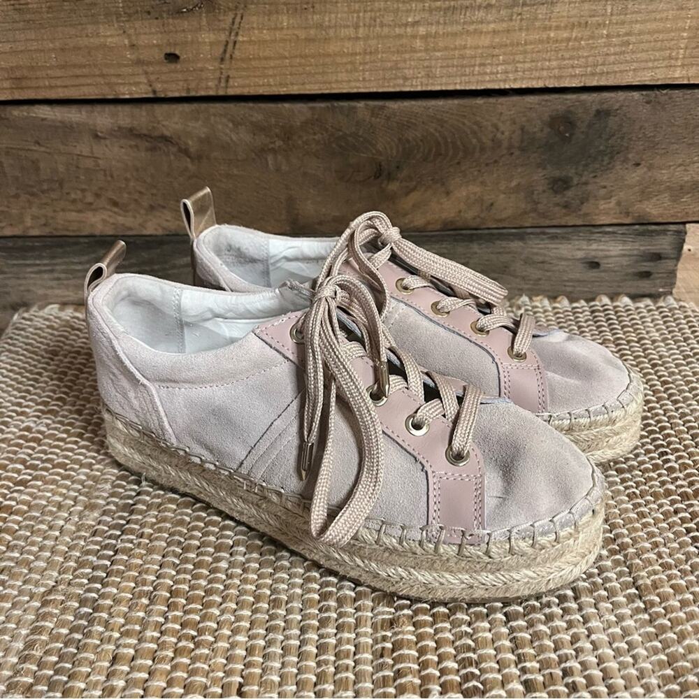 Sam Edelman Pink Espadrille Sneakers